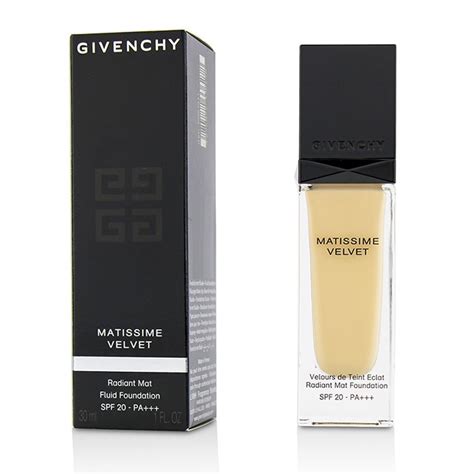 givenchy matissime velvet radiant matifying fluid foundation ingredients|Givenchy Matissime Velvet Radiant Mat Fluid Foundation: .